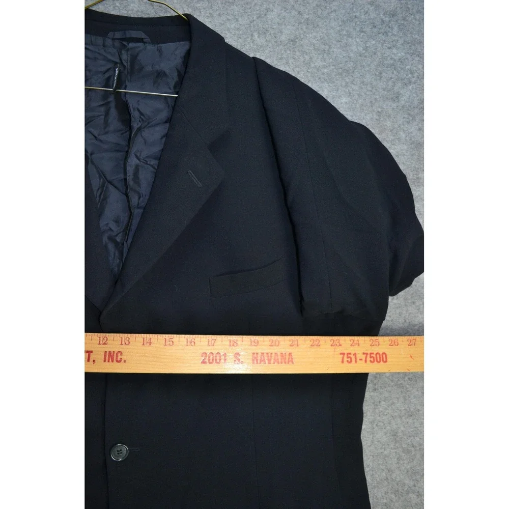 Giorgio Armani Blazer Mens Size 50 Black Wool Luxury borgo‎ 21 Sport Coat Italy